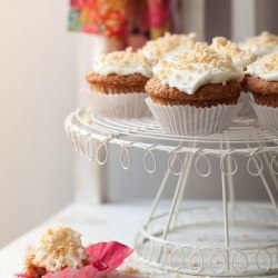 Strawberry & Almond Muffins - Recipe photo by Somewhere Ove The Kitchen