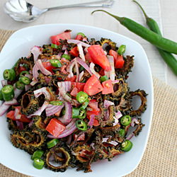 Bitter Gourd Salad - Recipe photo by Kitchen Simmer