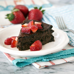 Chocolate Coconut Milk Mousse Cake - Recipe photo by ourapronstrings