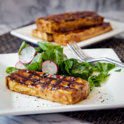 Tamarind Glazed Grilled Tofu - Recipe photo by ourapronstrings