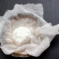 Fresh Homemade Goat Cheese - Recipe photo by crackersonthecouch