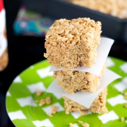 Biscoff Rice Crispie Treats - Recipe photo by livelovepasta