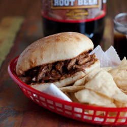 Root Beer Pulled Pork Sandwiches - Recipe photo by PressureCookingToday