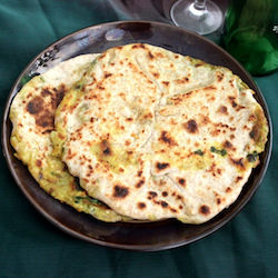 Potato Stuffed Flatbread - Recipe photo by torviewtoronto