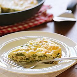 Asparagus & Swiss Cheese Fritatta - Recipe photo by ginaswwrecipes