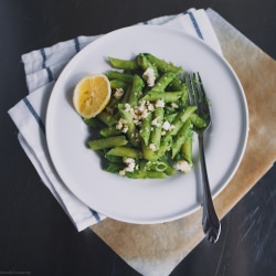 Spinach-Basil Pesto Penne - Recipe photo by Ribbonclown