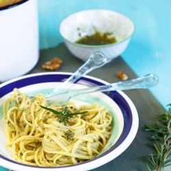 Rosemary Pesto Pasta - Recipe photo by ilgattogoloso
