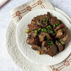 Pan Cooked Chicken Livers - Recipe photo by AngellovesCooking