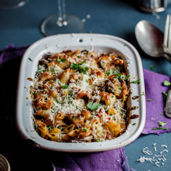 Baked Penne with Smoked Chicken - Recipe photo by Simply Delicious