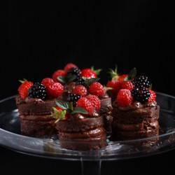 Mini Layer Cakes - Recipe photo by Fraiseetbasilic