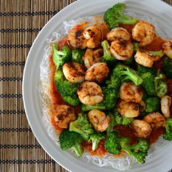 Noodles with Broccoli & Shrimp - Recipe photo by thegreatist