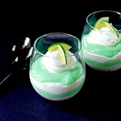 Key Lime Cheesecake Parfaits - Recipe photo by The Midnight Baker