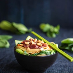 Chinese Sausage Stir Fry - Recipe photo by The Hungry Australian
