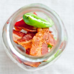 Bacon + Hot Pepper Vodka - Recipe photo by IMPROVkitchen