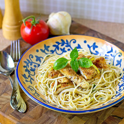 Parmesan Crusted Chicken - Recipe photo by The Midnight Baker