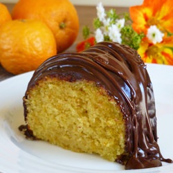 Orange Cake with Chocolate Glaze - Recipe photo by AllWaysDelicious