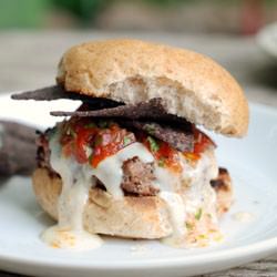 Nacho CheeseBurger - Recipe photo by Circle B Kitchen