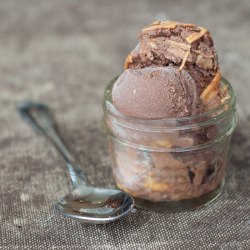 Chocolate Peanut Butter Ice Cream - Recipe photo by foodsofourlives