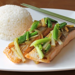 Chinese Steamed Salmon - Recipe photo by PopandWok