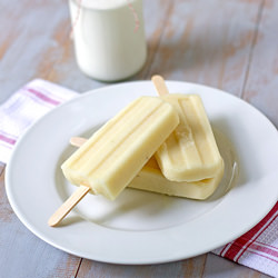Pina Colada Popsicles - Recipe photo by The Midnight Baker