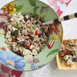 Olive & Mozzarella Pasta Salad - Recipe photo by Country Spoon