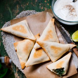Spinach Fatayer with Beer and Sour - Recipe photo by Somewhere Ove The Kitchen