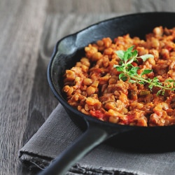 Rapid Lentils and Tomatoes Stew - Recipe photo by Blog cu Legume