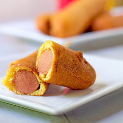 State Fair Corn Dogs - Recipe photo by The Midnight Baker