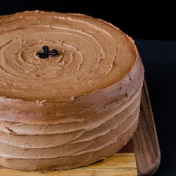 Mocha Layer Cake (Gluten Free) - Recipe photo by cookingalamel