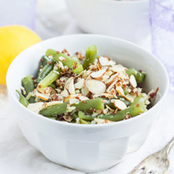 Green Bean & Almond Quinoa Salad - Recipe photo by simplyquinoa