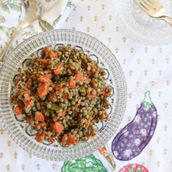 Warm Lentil Salad - Recipe photo by neemomma