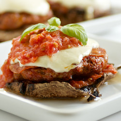 Meat Lover’s Pizza Burger - Recipe photo by Get Inspired Everyday