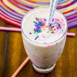 Skinny Funfetti Milkshake - Recipe photo by sallysbakingaddiction