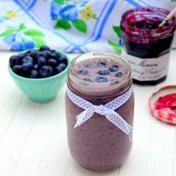 Blueberry Pie Smoothie - Recipe photo by BlissfulBasil