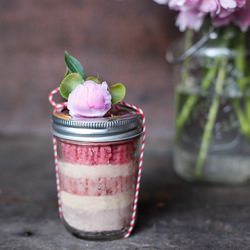 Homemade Strawberry Cake Jars - Recipe photo by heidisbridge