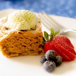 Rhubarb Pudding Cake - Recipe photo by Inner Harmony Nutrition