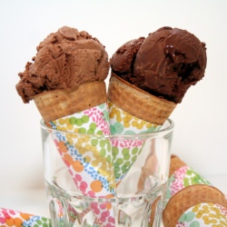 Chocolate Ice Cream ~ Light & Dark - Recipe photo by Lori J.