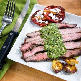 Marinated Steak and Chimichurri - Recipe photo by sierraspringsphoto