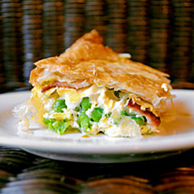 Easy Bacon and Egg Pie - Recipe photo by bunnyeatsdesign