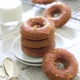 Strawberry Lemon Donuts - Recipe photo by Running to the Kitchen