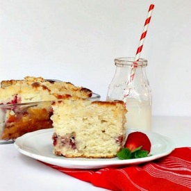 Strawberry Coffee Cake - Recipe photo by OnSuttonPlace