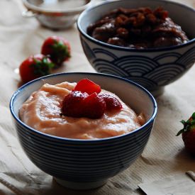 Millet Choco&Strawberyy Pudding - Recipe photo by The Cuisine Collective