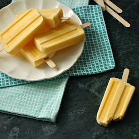 Mango Ginger Yogurt Popsicles - Recipe photo by thecornerkitchen