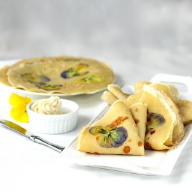 Pansy Crepes - Recipe photo by ldh