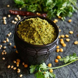 Cilantro Chutney for Rice - Recipe photo by vsharmilee