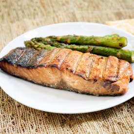 Asian Marinated Grilled Salmon - Recipe photo by sierraspringsphoto