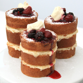 Mini Berry Victoria Sponge - Recipe photo by Bake and the city