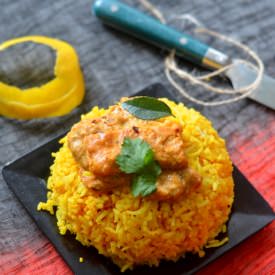Lemon Rice - Recipe photo by The veggie Indian
