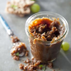 Sweet Bourbon Onion Jam - Recipe photo by SaltedandStyled