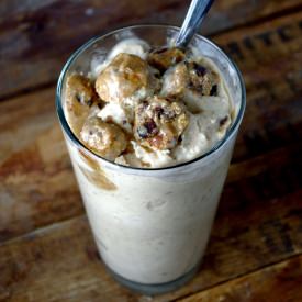 Healthy Cookie Dough Blizzard - Recipe photo by nutritionistinthekitch